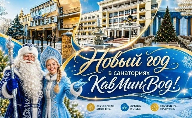 Встречай НОВЫЙ ГОД в санаториях КавМинВод!