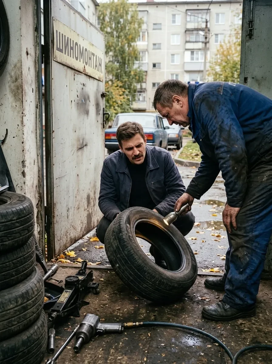 10 лет и до свидания. Даже идеальные на вид шины стареют изнутри