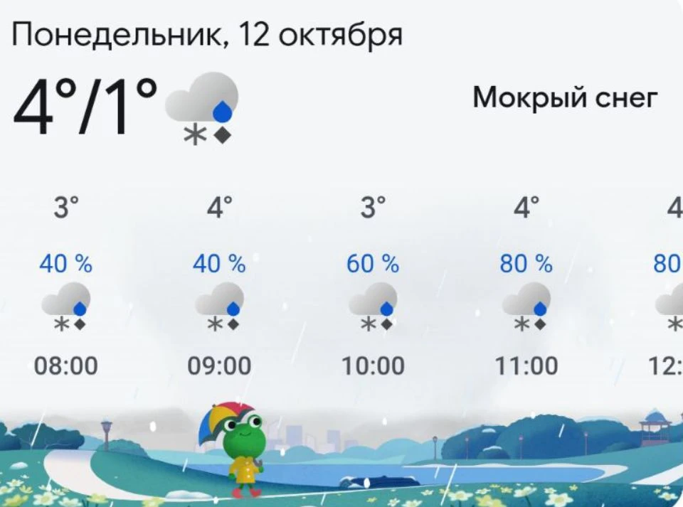 С 11 по 13 октября на территории региона ожидаются резкие изменения погоды из-за прохож...
