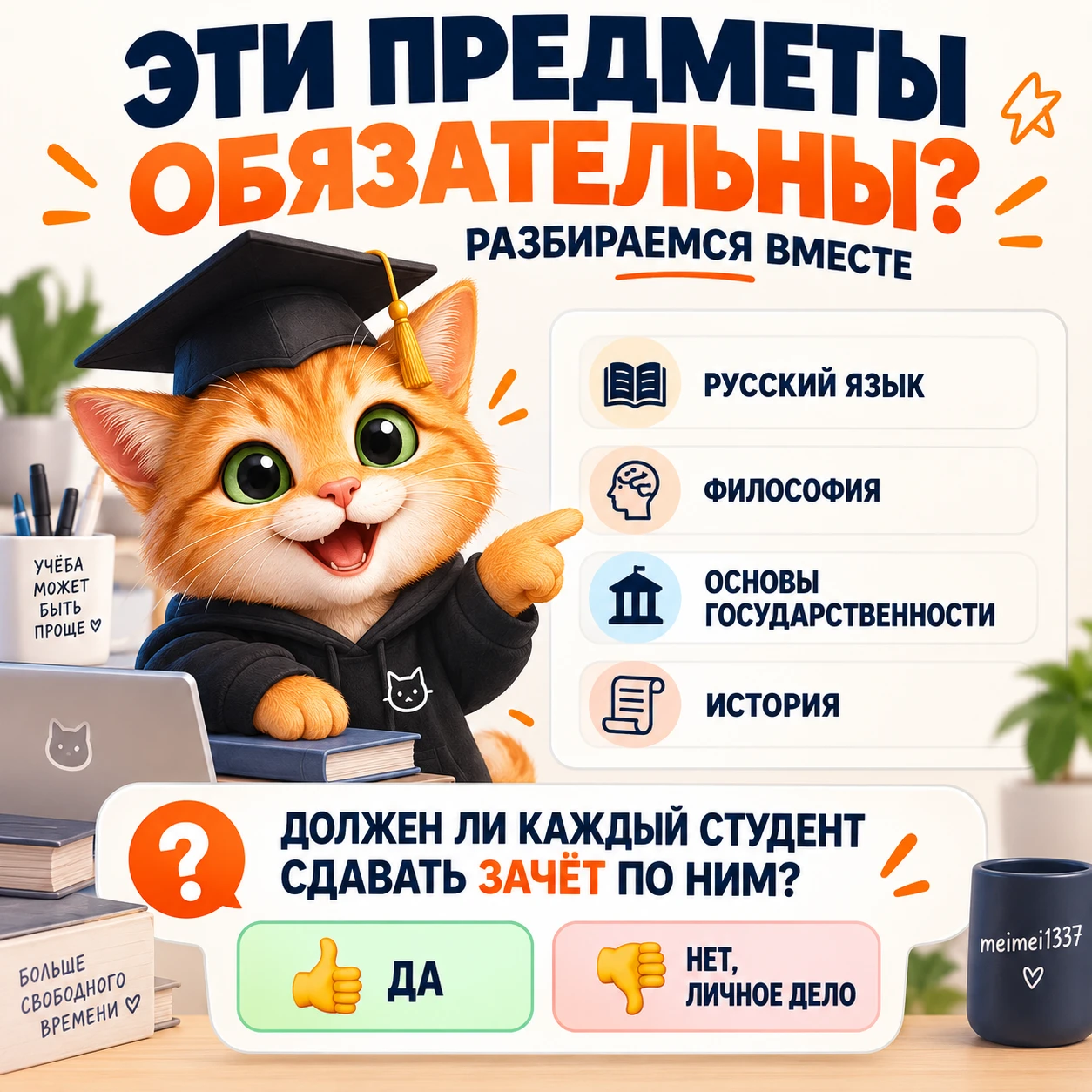 Русский язык, философия, история и основы российской государственности — для всех студе...