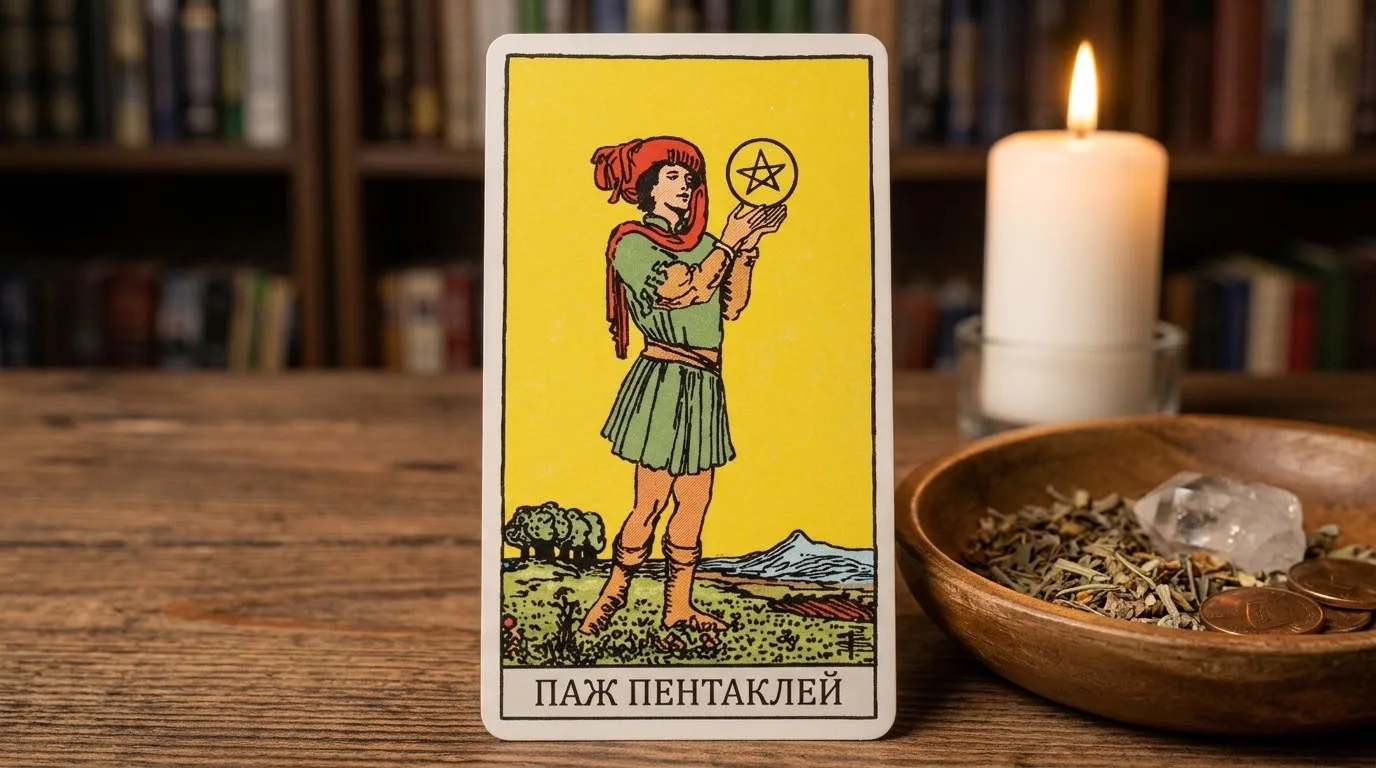 КАРТА ДНЯ, ПЯТНИЦА, ВАЛЕТ ПЕНТАКЛЕЙ