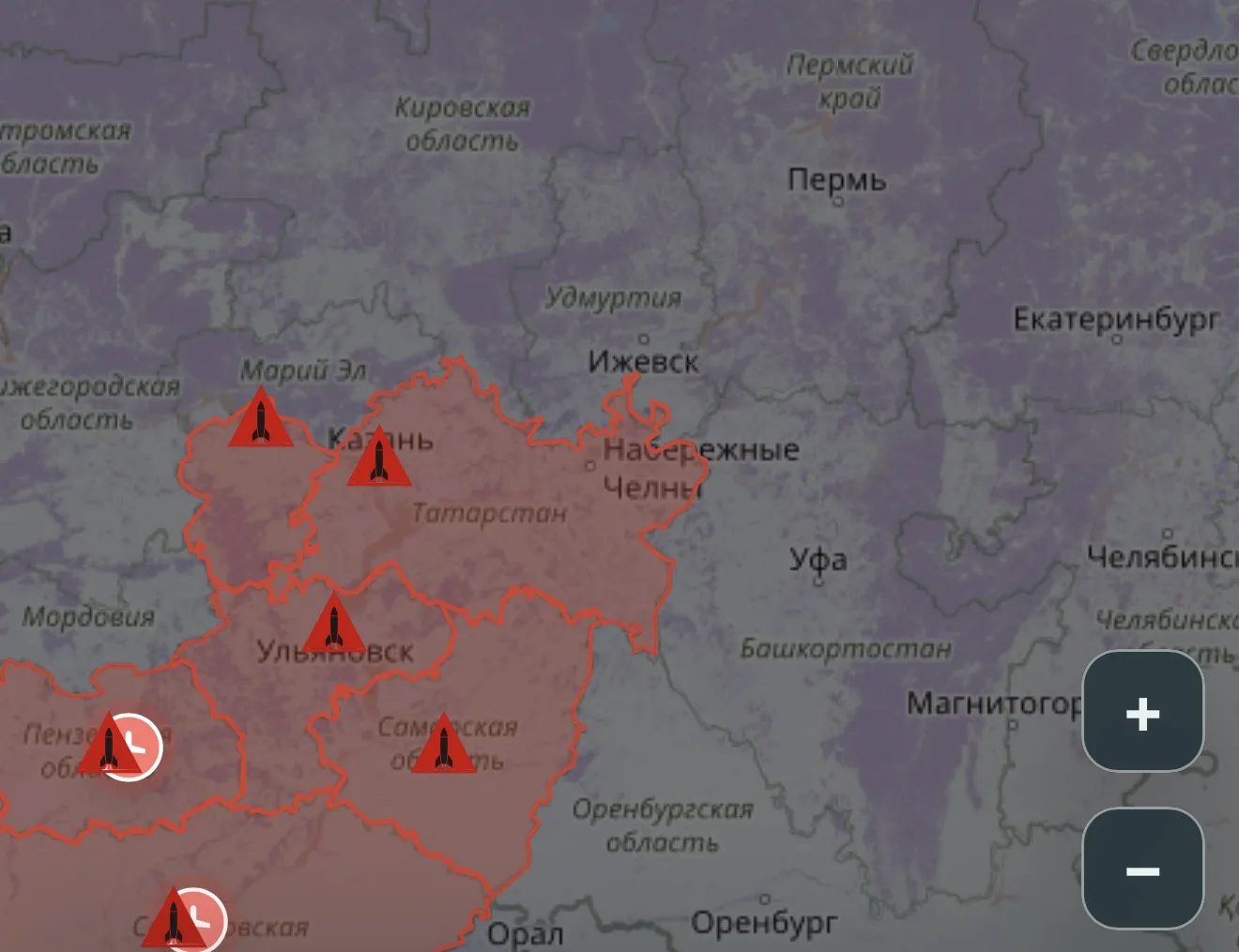 Удмуртия ожидание ракетной опасности ⚠️