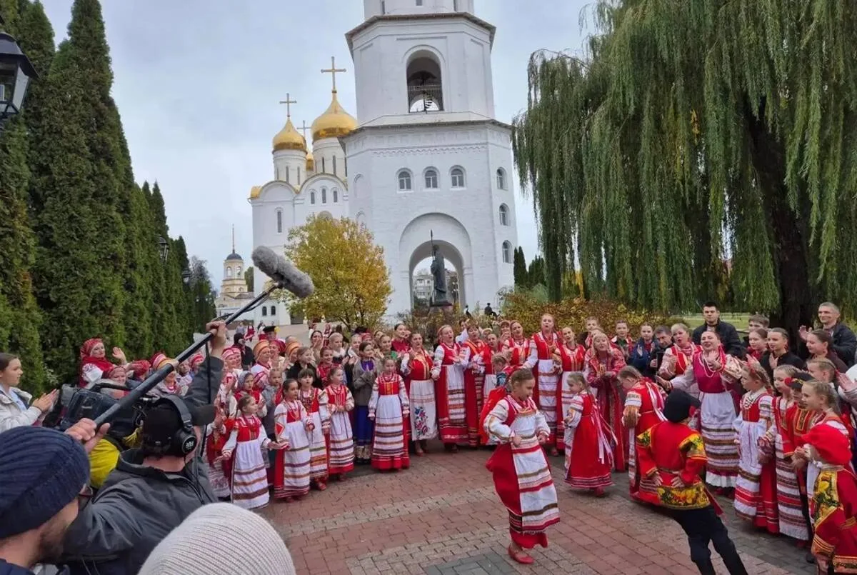 В Брянске прошли съёмки культовой программы «Играй, гармонь любимая!»
