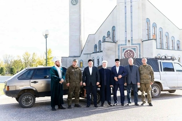 🙏🏼Түбән Камадан махсус хәрби операциядә катнашучыларга автомобиль җибәрделәр