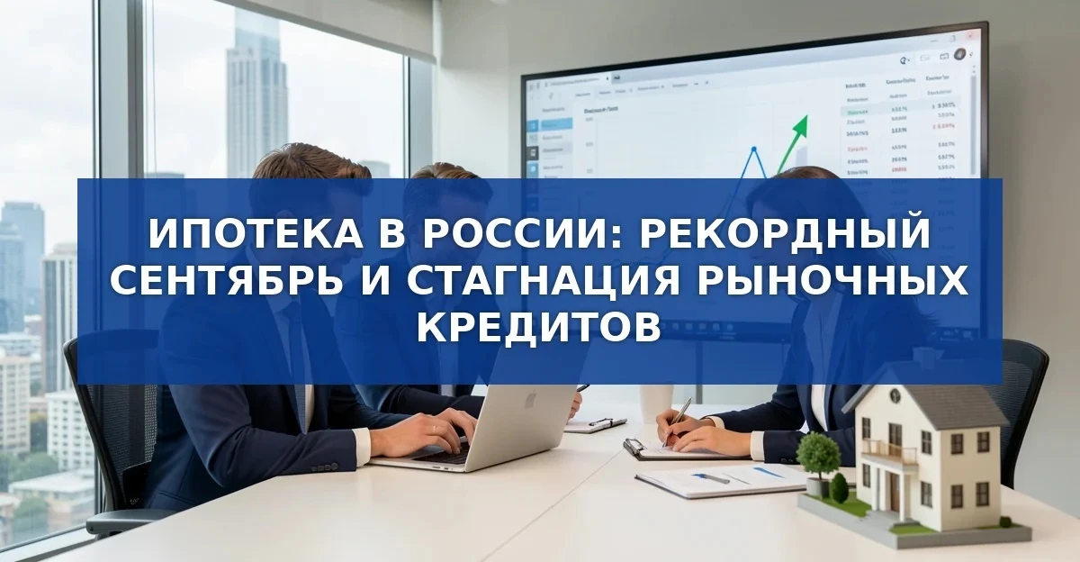 Рекордные выдачи ипотечных кредитов в сентябре