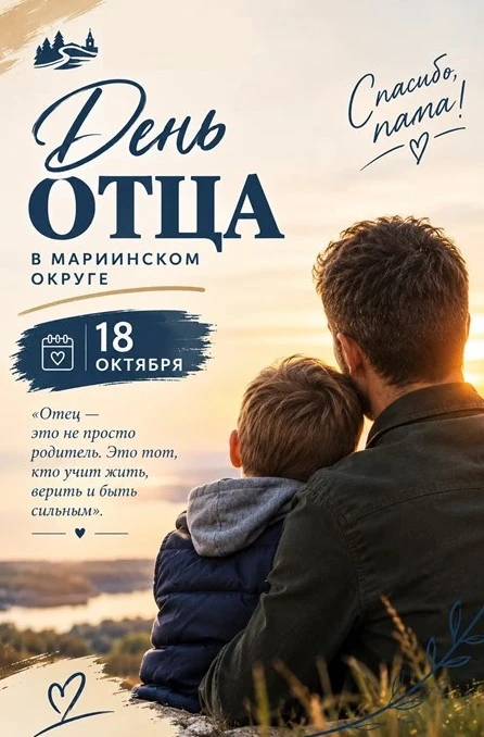 🎉 День отца в Мариинском округе - праздник самых главных мужчин!