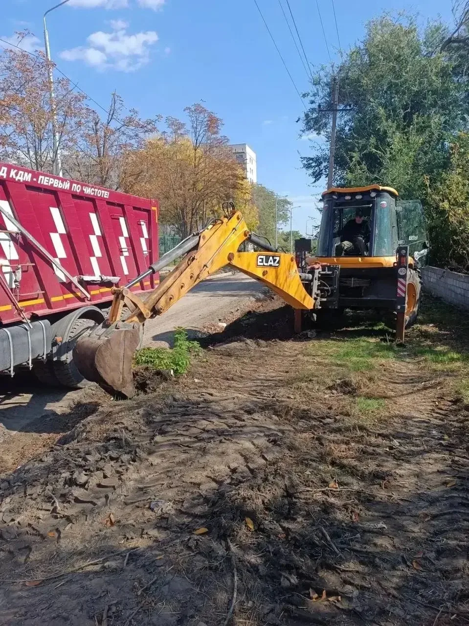 Работы на улице Воинов Освободителей продолжаются👷🏻‍♂️
