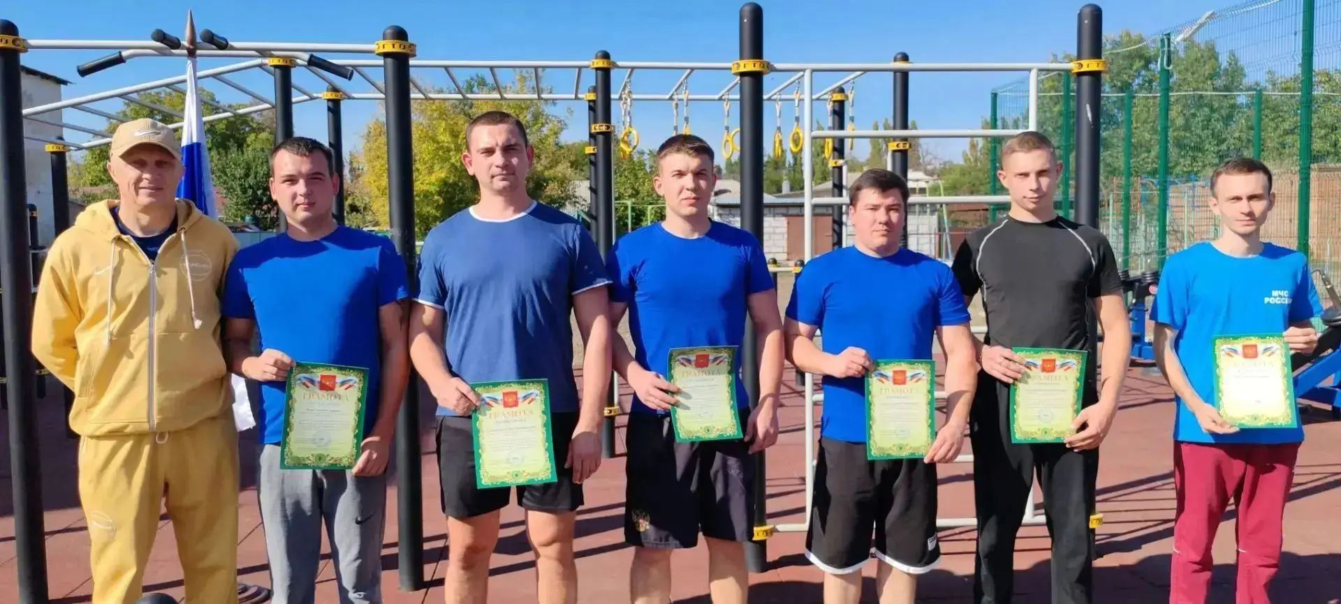 🔥 Наши пожарные сдали ГТО!