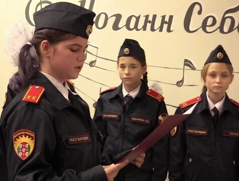 В Козельском районе 14 школьников стали кадетами Росгвардии