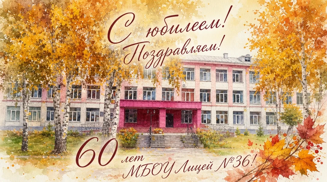 🎉 60 лет МБОУ «Лицей №36» г. Осинники! 🎉