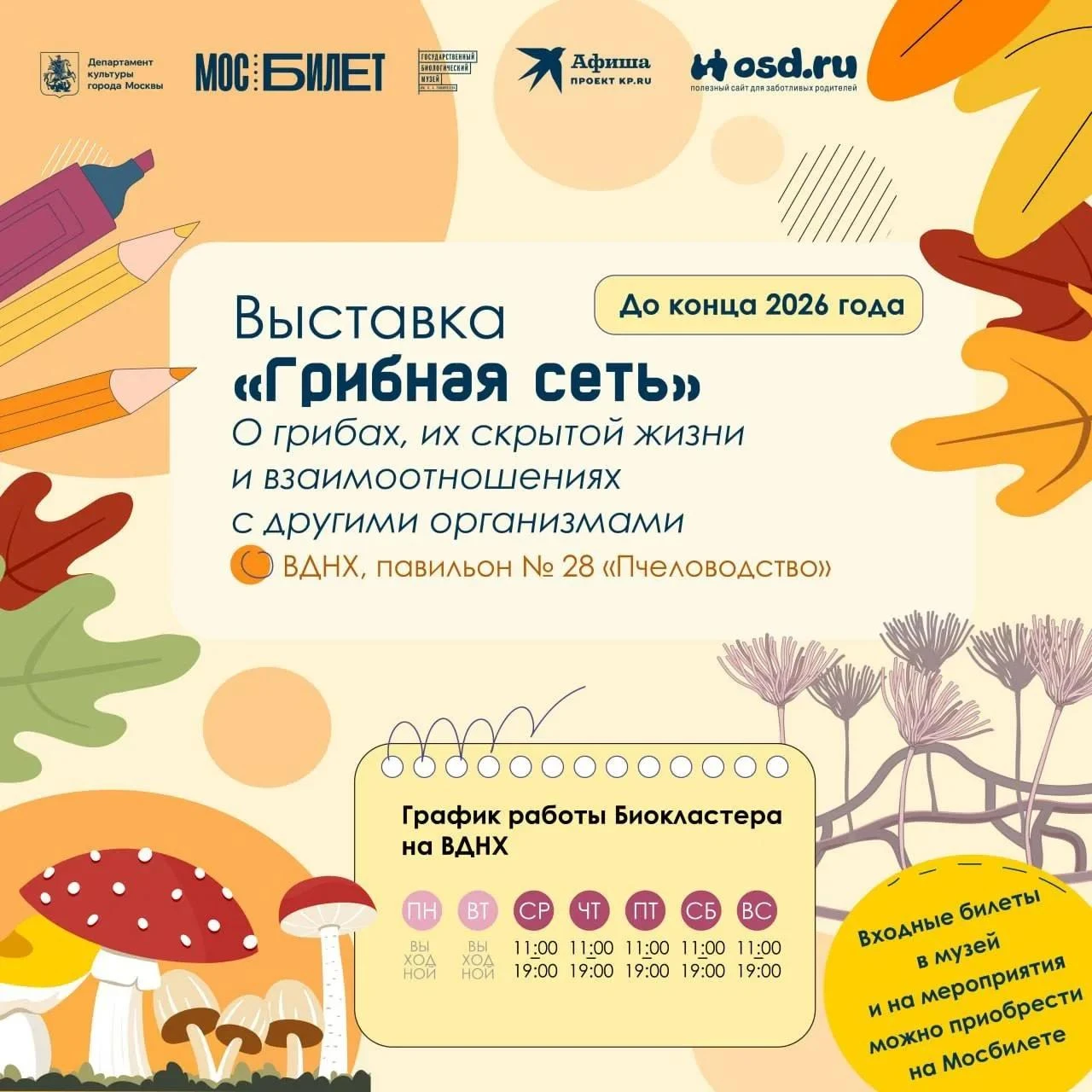 🌿О биологии просто и увлекательно можно узнать в Биологическом музее им. Тимирязева