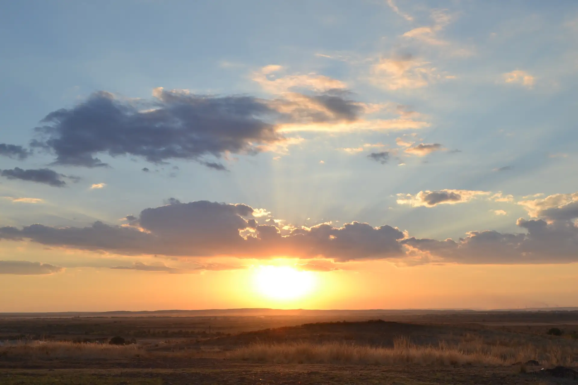 Закат в Орске
