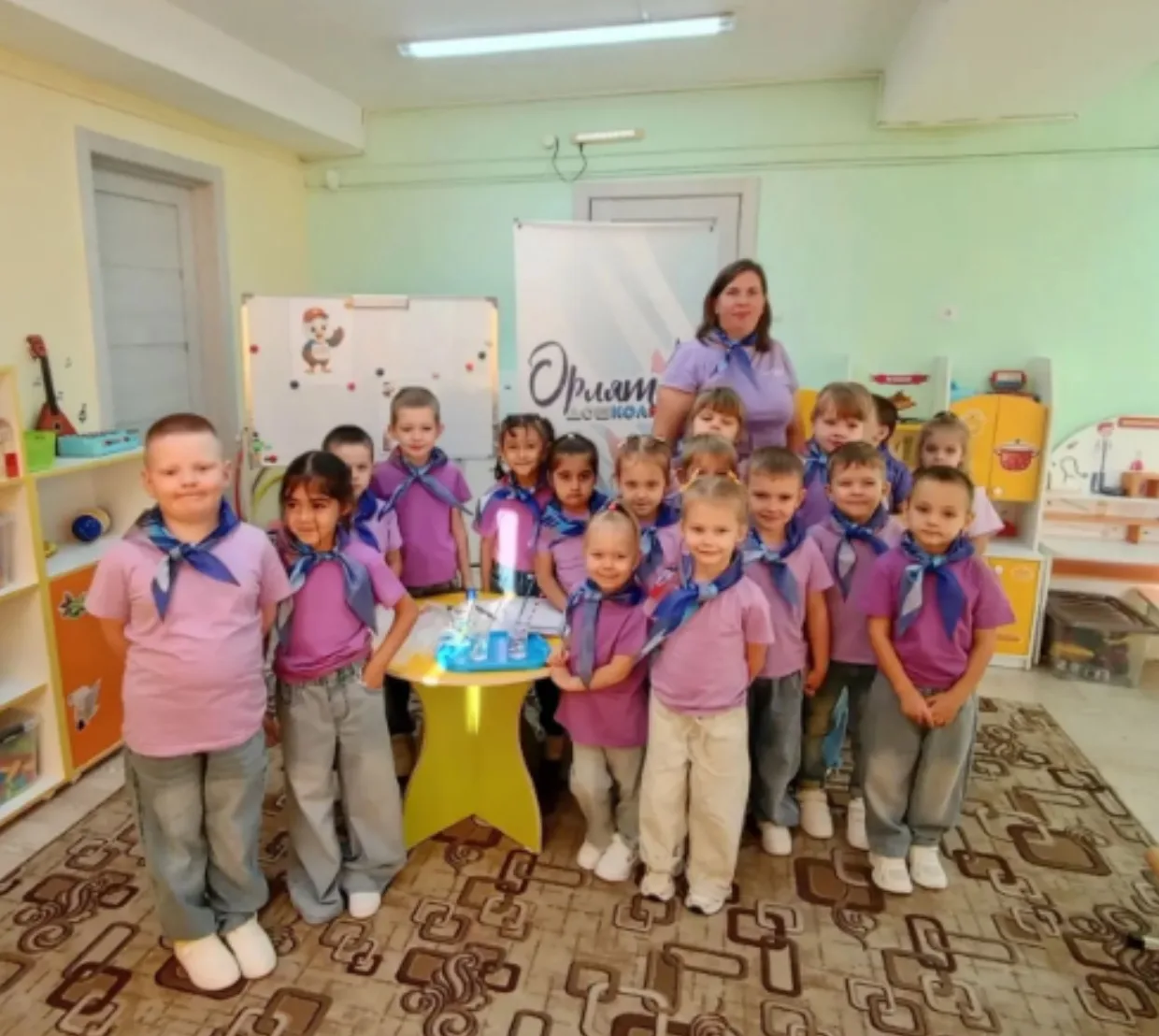 🎉 День экспериментов с воздухом в группе «Орлята‑дошколята»! 🎉