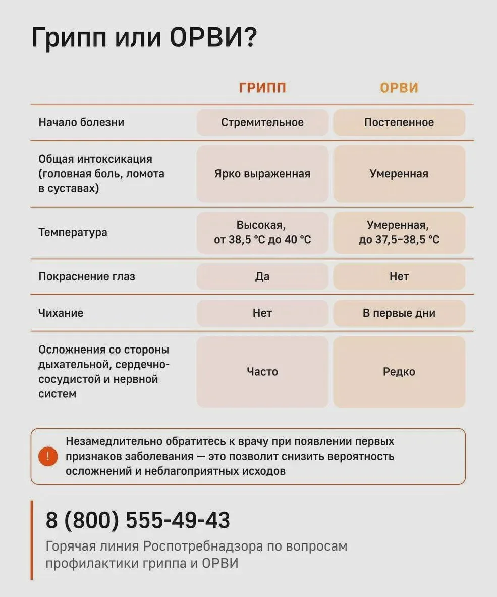 В России — новая волна респираторных инфекций
