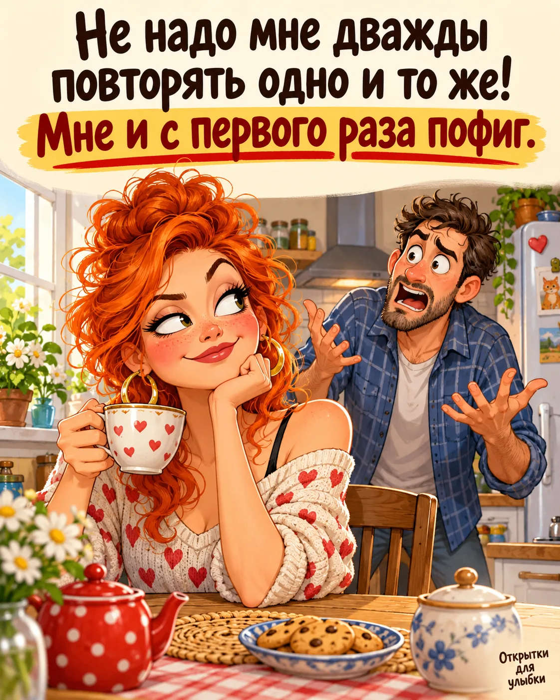 😏 Я всё прекрасно услышала, просто мой внутренний начальник не согласовал!