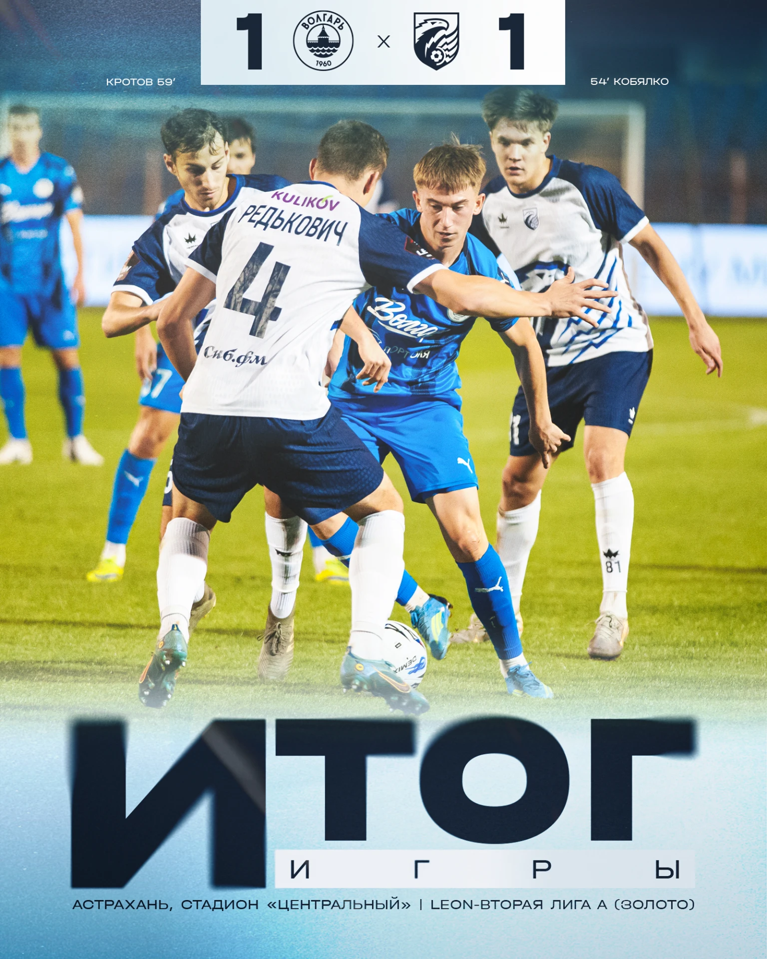 ⚽️ Играем вничью в Астрахани, продлевая беспроигрышную серию до пяти матчей