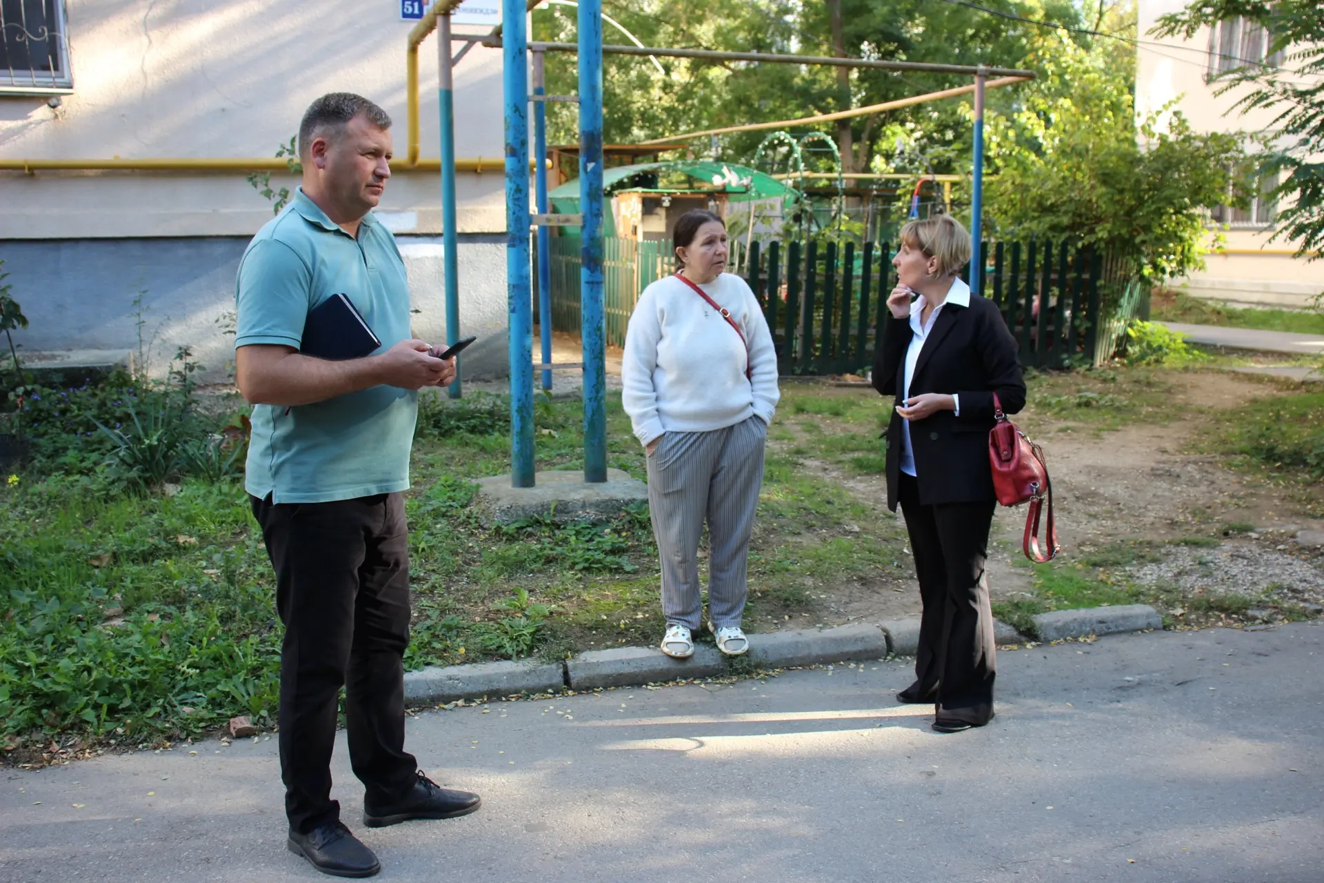 ✅В Керчи обсудили вопросы жителей района Аршинцево. И. о. главы администрации Игорь Кру...