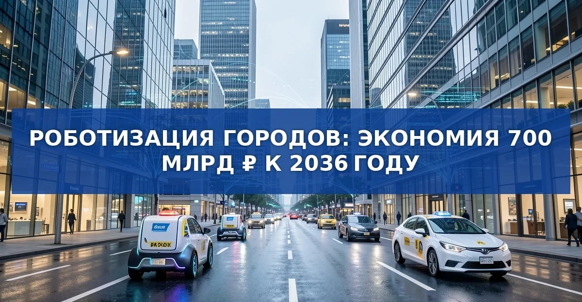 Роботизация городской среды — экономический прорыв