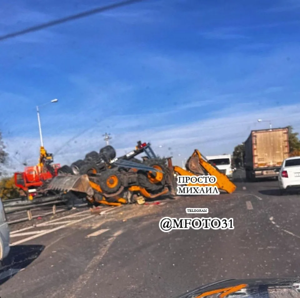 ⚠️ Вчера на трассе Шебекино — Белгород, между Разумным и Крутым Логом, перевернулась сп...