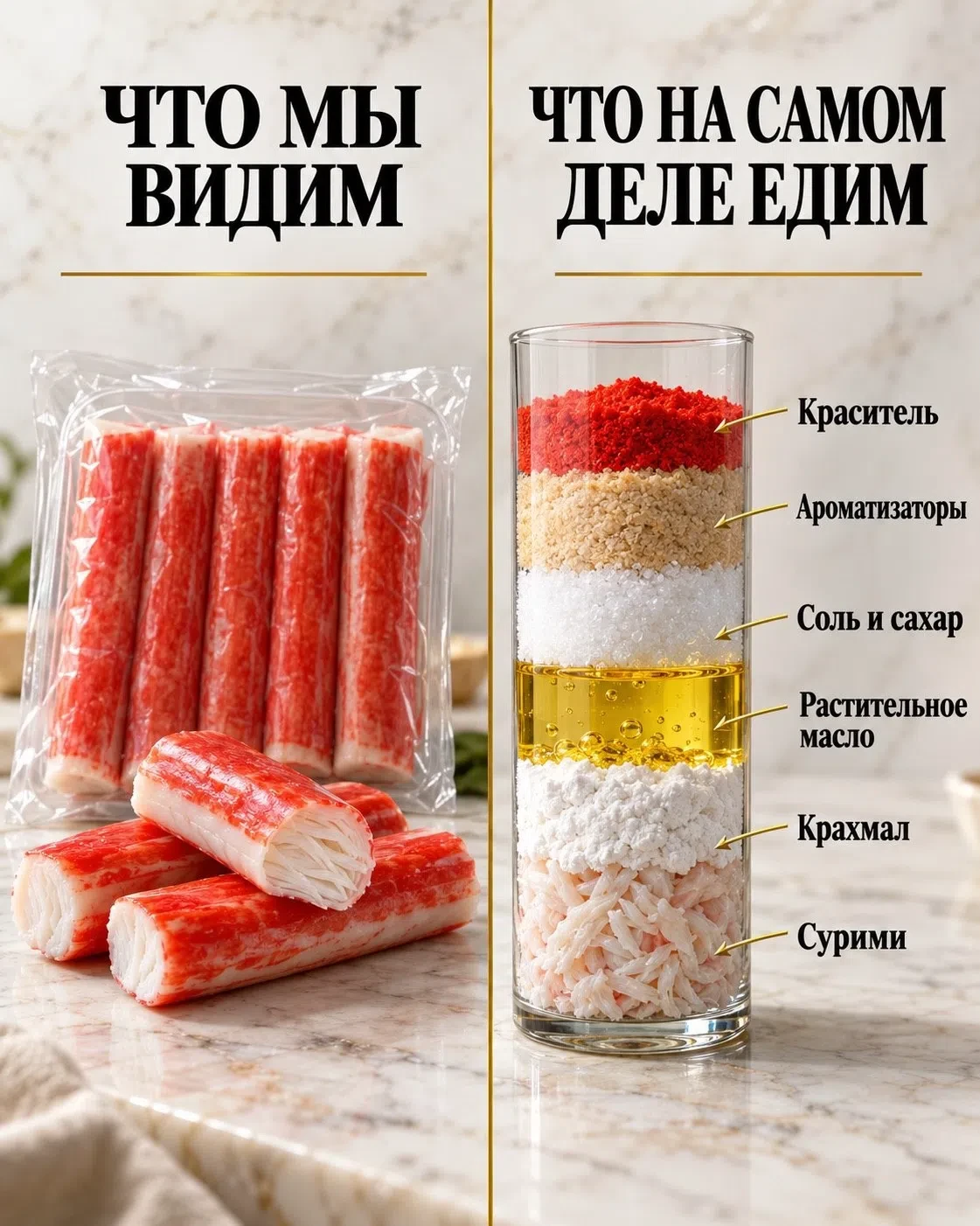 ГЛАЗАМ НЕ ВЕРЬ: ЧТО СКРЫВАЕТСЯ ВНУТРИ ПРИВЫЧНЫХ ПРОДУКТОВ 🧐🍽️