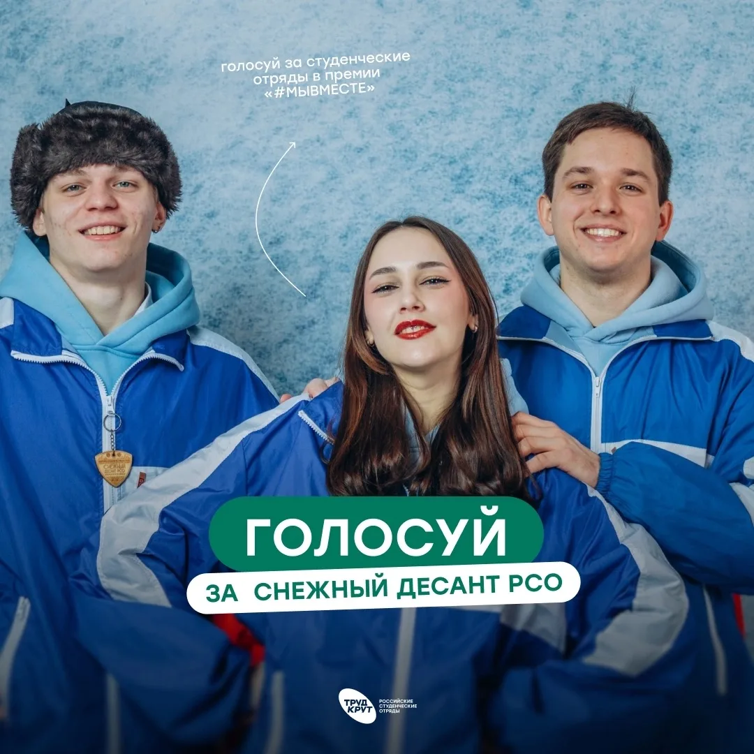 «Снежный десант РСО» — в народном голосовании Премии #МЫВМЕСТЕ 💙