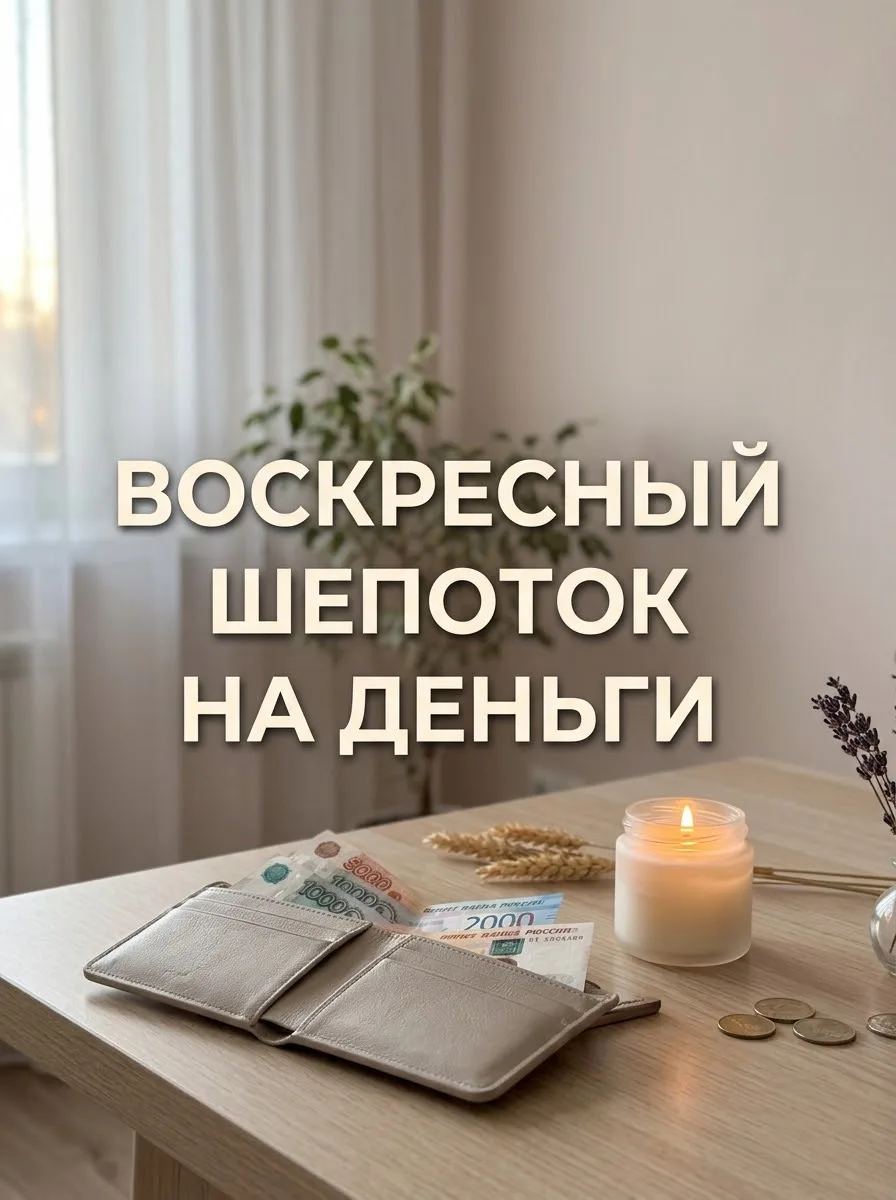 Этот шепоток помогает настроиться на прибыль и притянуть деньги в течение недели. Делат...