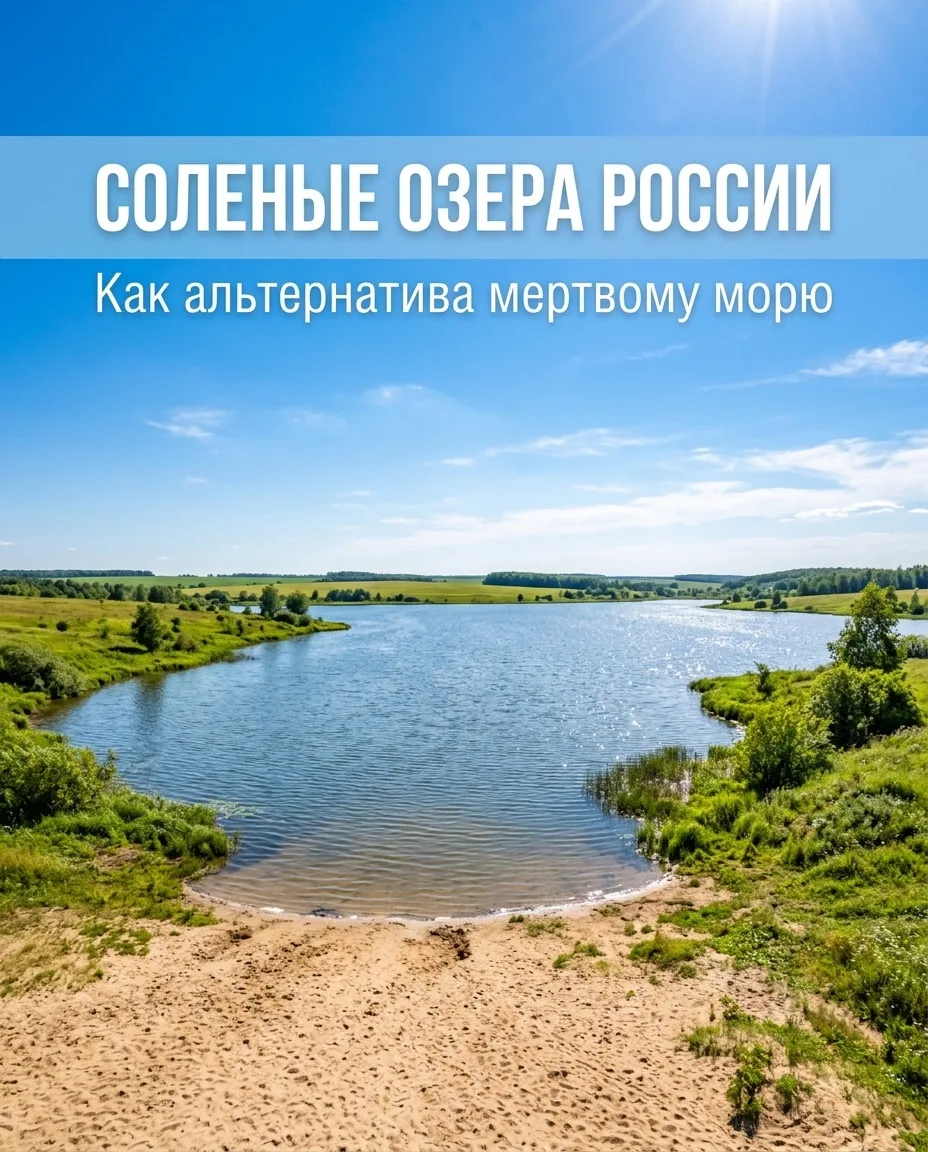 За солёными озёрами —