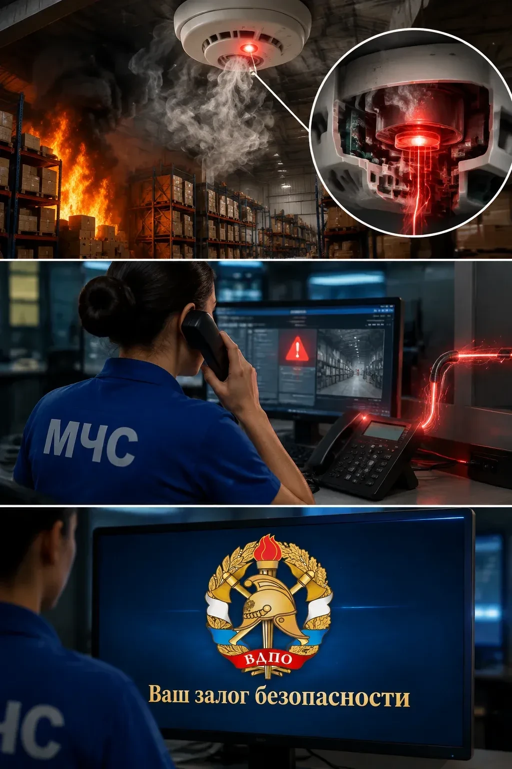 🚒 ВДПО. Прямая линия с «01»