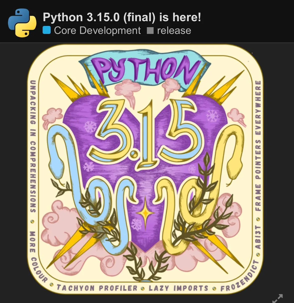 Python мощно обновился — вышла