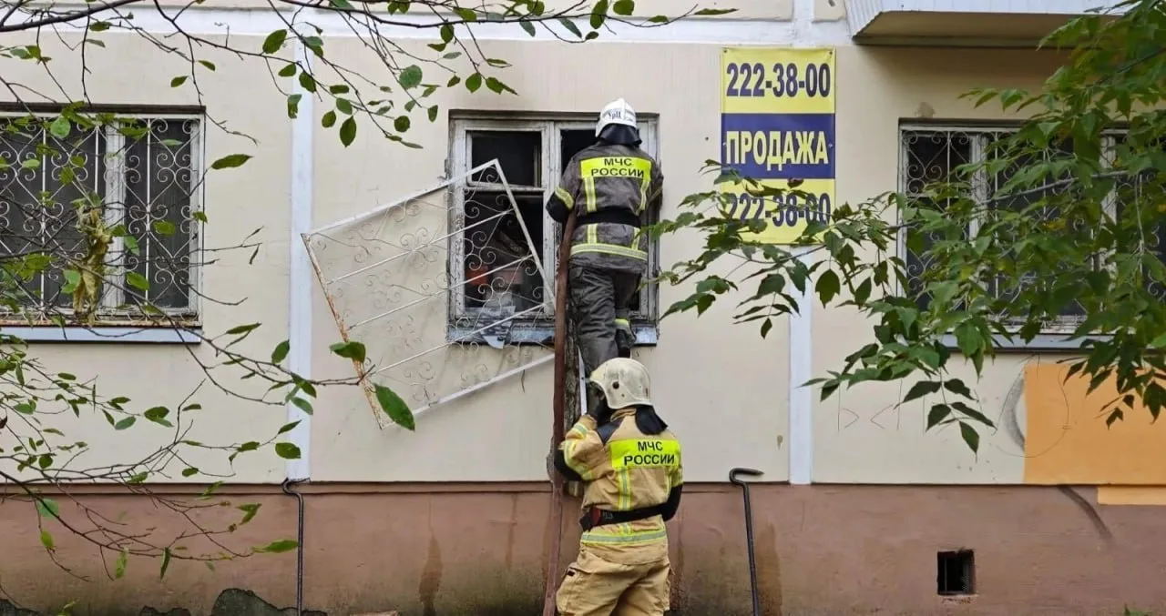 🔥Пожар произошёл в квартире на Восточной, 96.