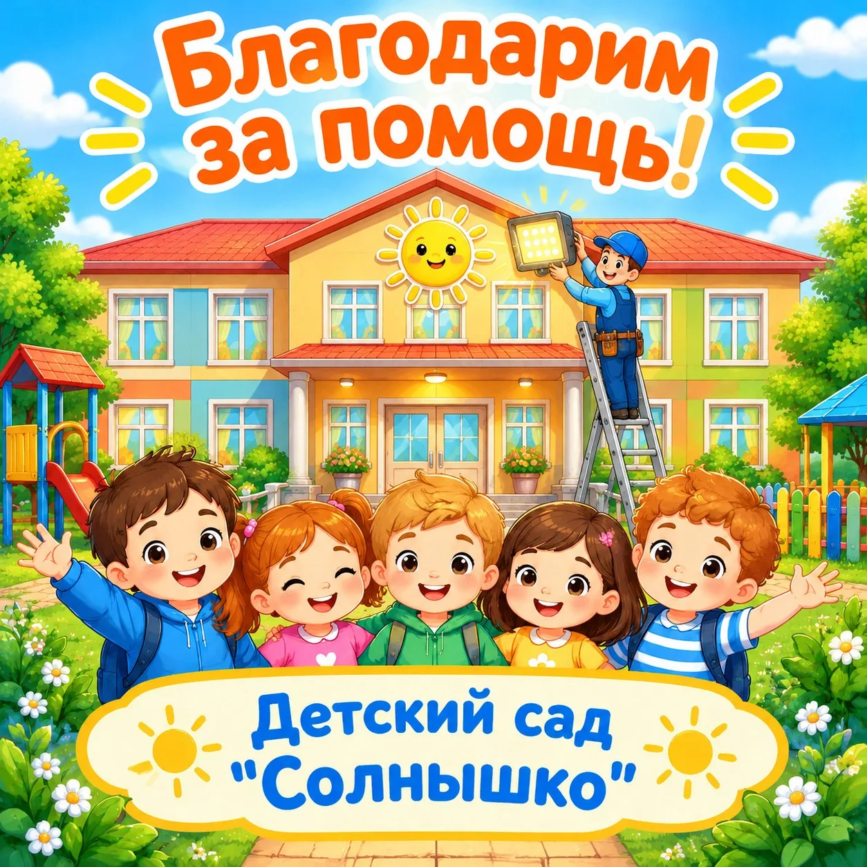 🌞 Огромное спасибо за помощь нашему детскому саду!