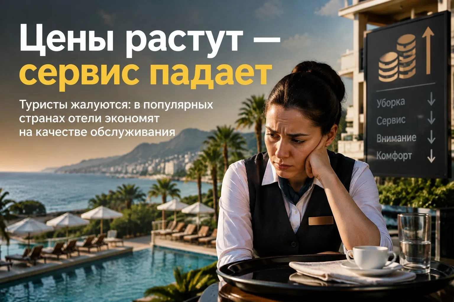 😔 Аланья, Москва, Дубай — везде одно и то же - цены растут, сервис — наоборот.