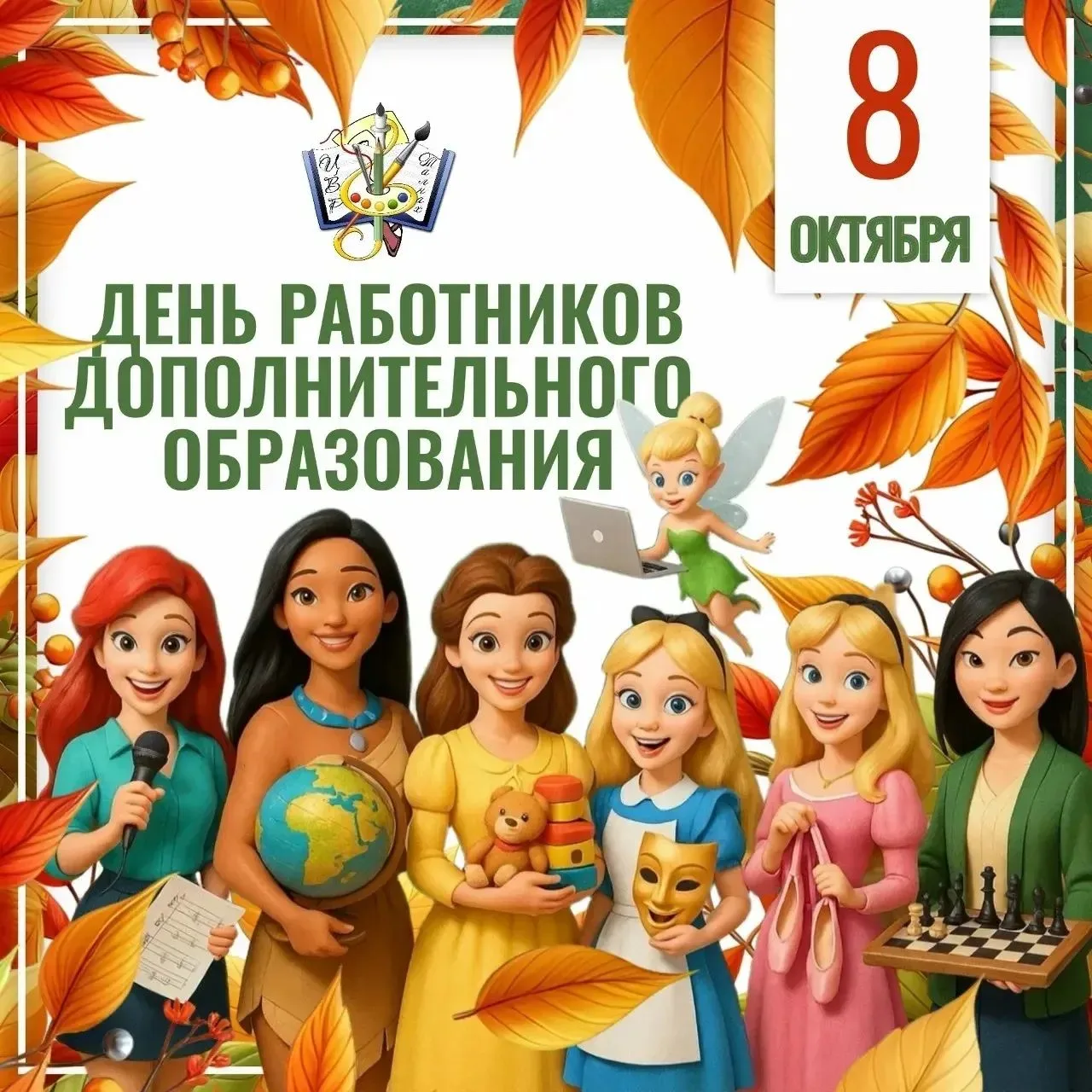 🎉 8 октября — День работника дополнительного образования!