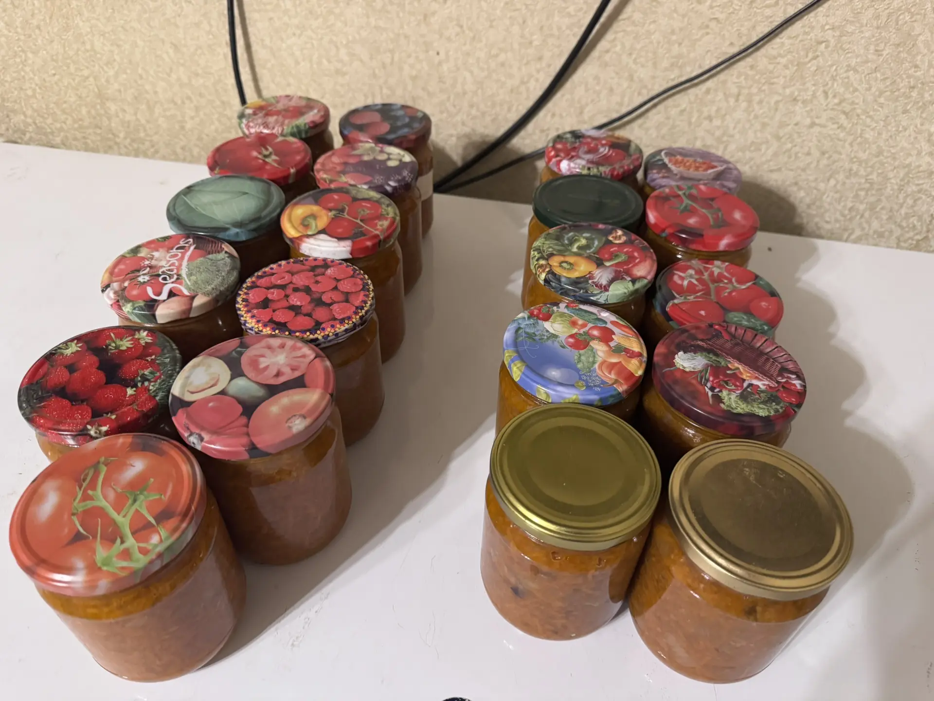Вчера опять вечером занимались общим с мужем хобби🤪 -заготовками.