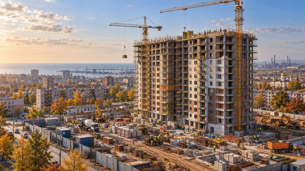 Более 40 многоквартирных домов планируют сдать в ДНР за год