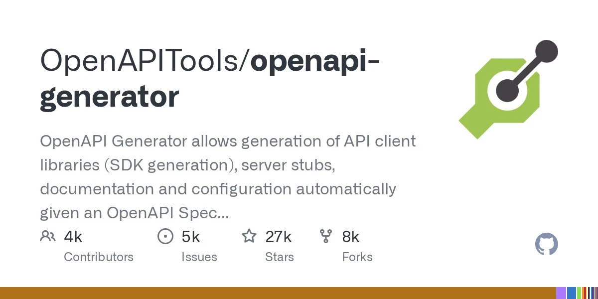 OpenAPI Generator позволяет автоматически генерировать клиентские библиотеки API (генер...