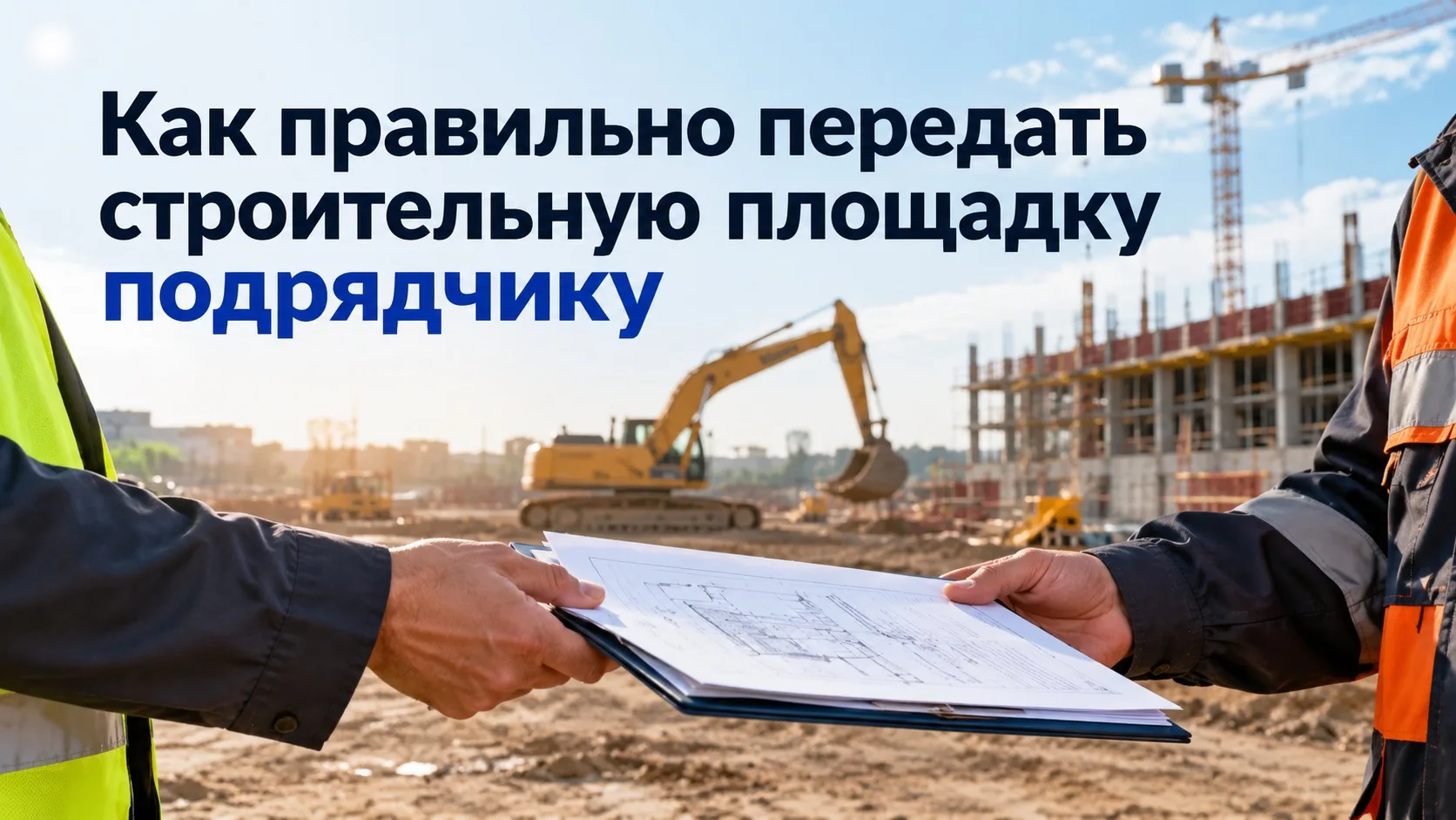 🏗 Как правильно передать строительную площадку подрядчику