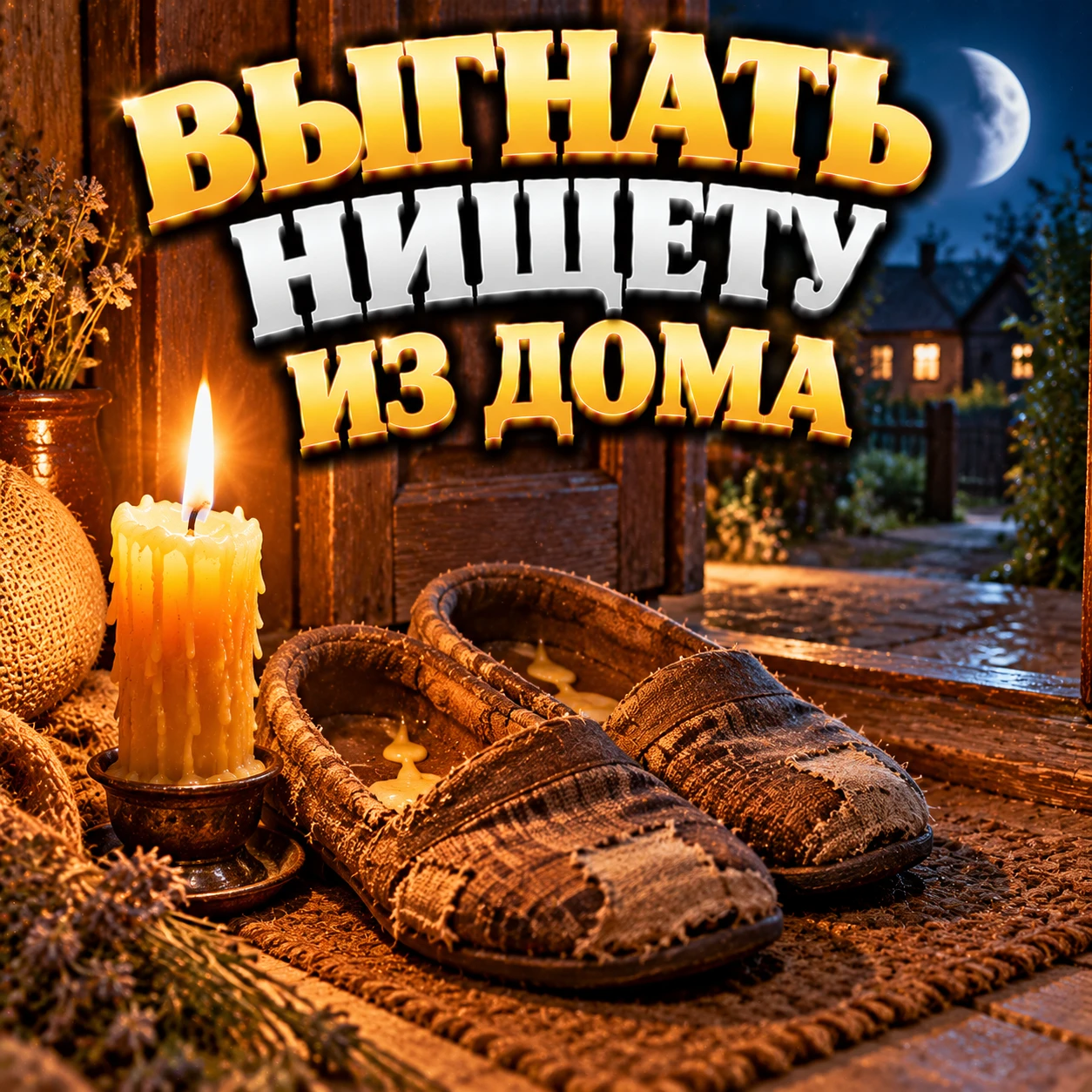 👞 ВЫГНАТЬ НИЩЕТУ ИЗ ДОМА