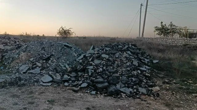 Асфальт вывезли на чужой участок
