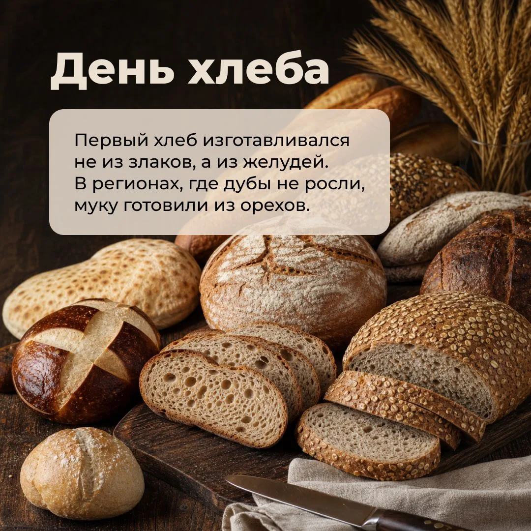 А сегодня мы хотим рассказать вам про 🍞