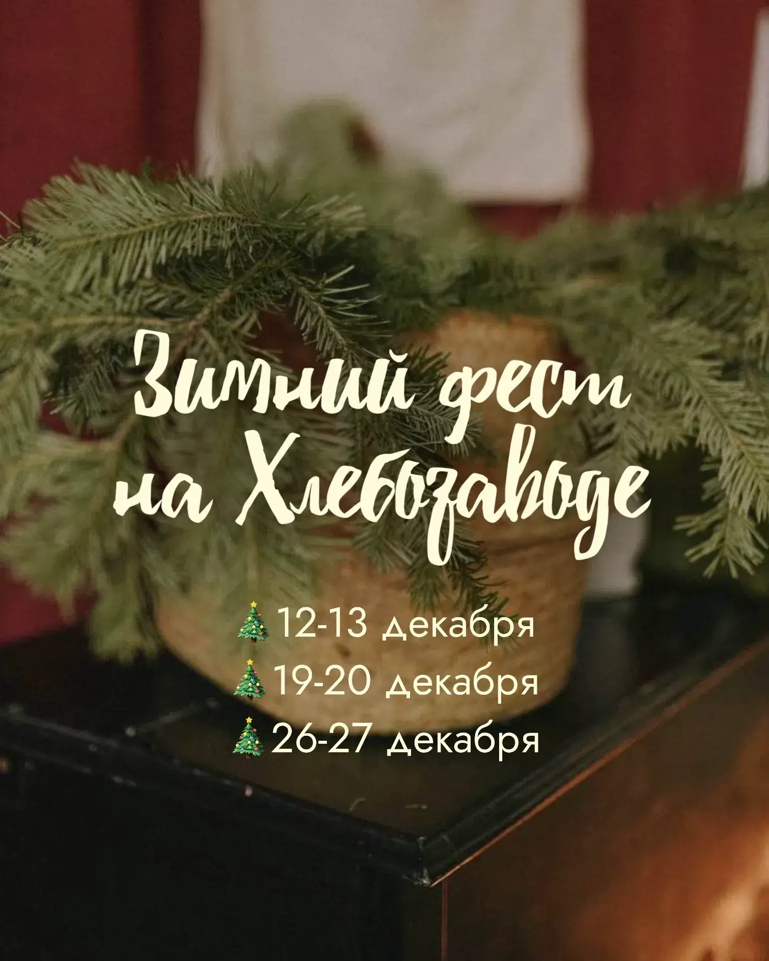 В декабре - три зимних феста на Хлебозаводе!