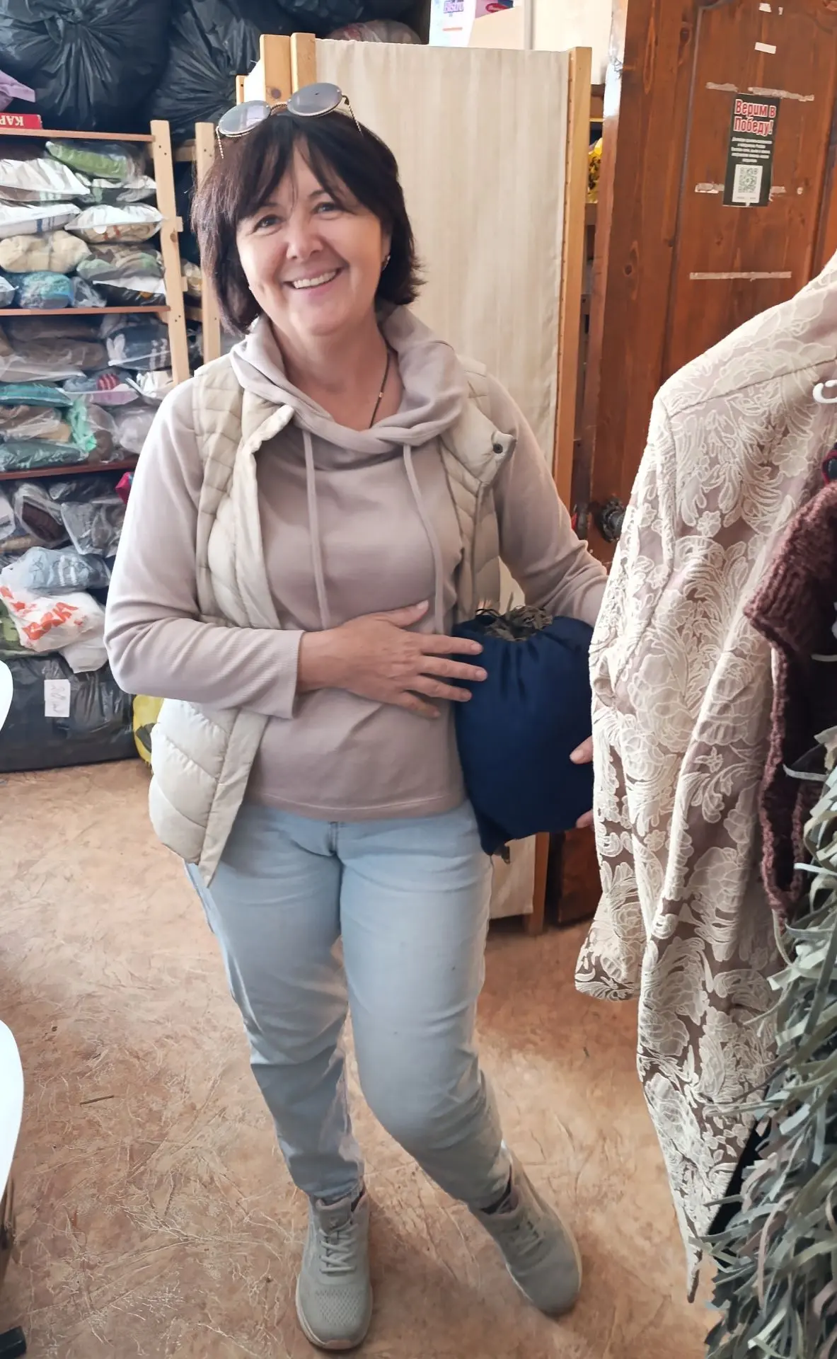 Наша Елена Поломарец и её "лешик".