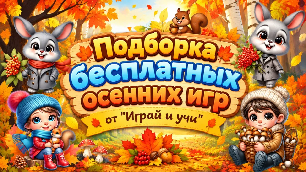 🍂 Учителя, забирайте! Бесплатные осенние игры, которые спасут не один урок 👀