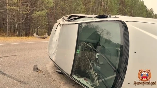 Водитель Toyota попал в смертельное ДТП на трассе Красноярск — Енисейск