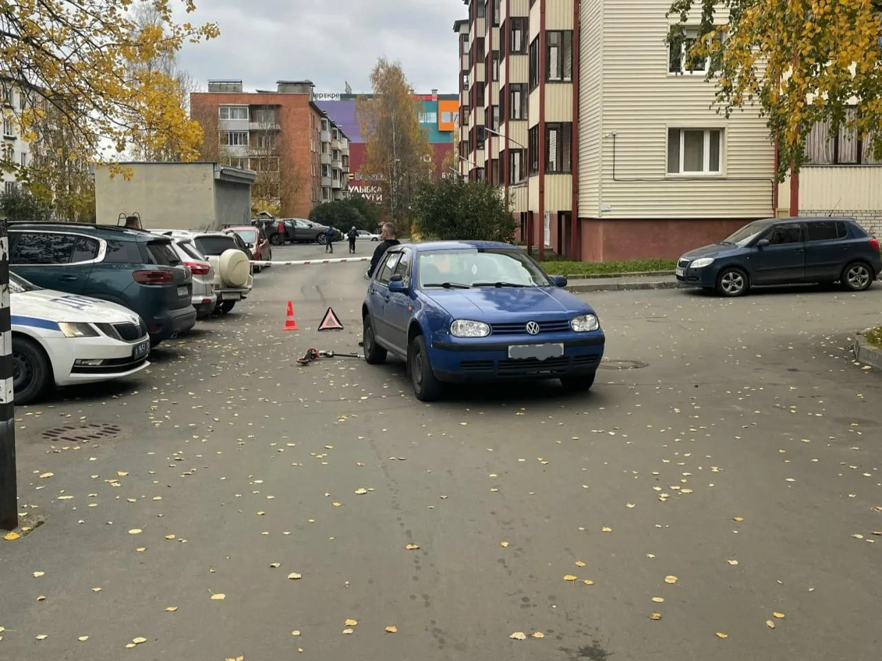Четвероклассник попал под машину в Петрозаводске