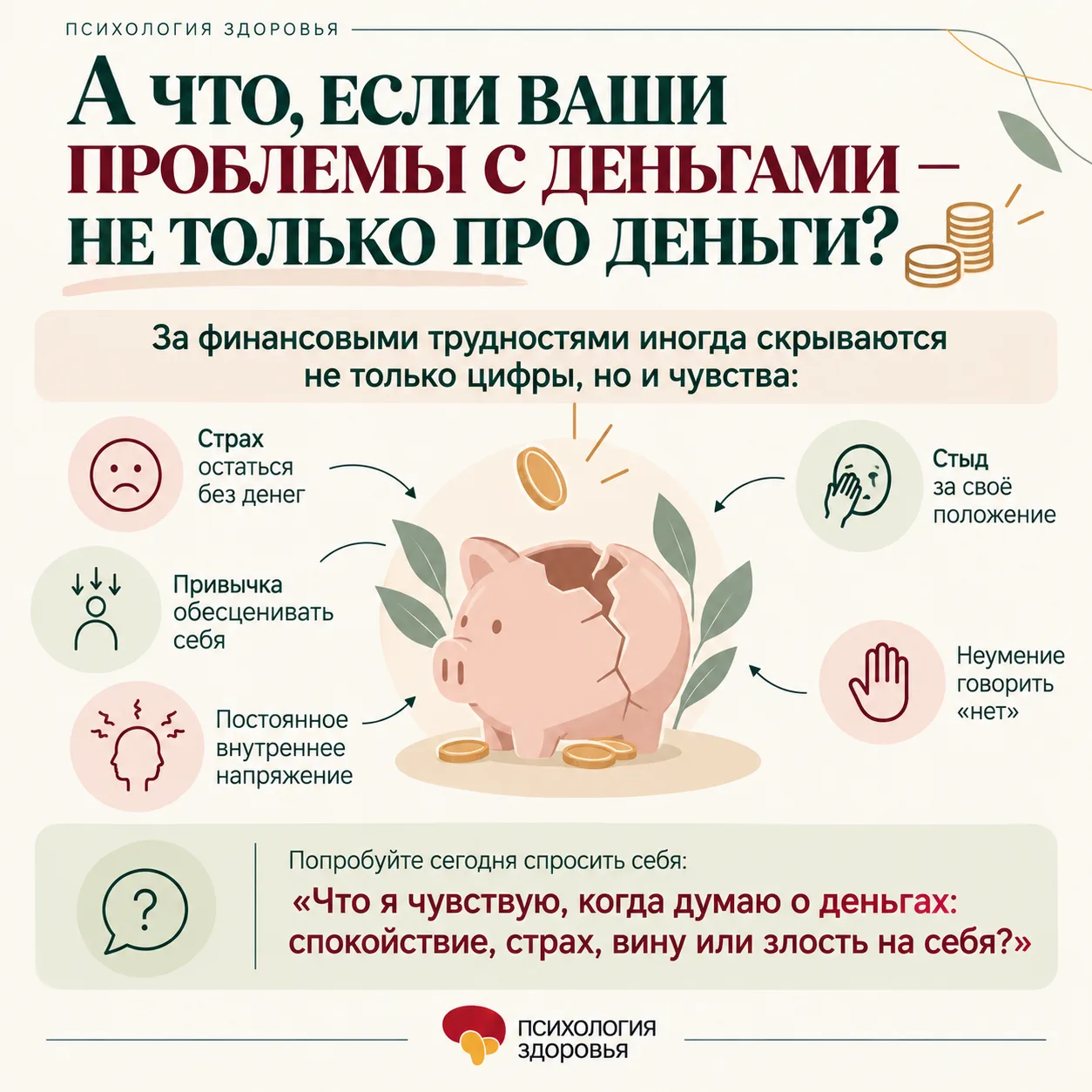 А ЧТО, ЕСЛИ ВАШИ ПРОБЛЕМЫ С ДЕНЬГАМИ — НЕ ТОЛЬКО ПРО ДЕНЬГИ? 💸