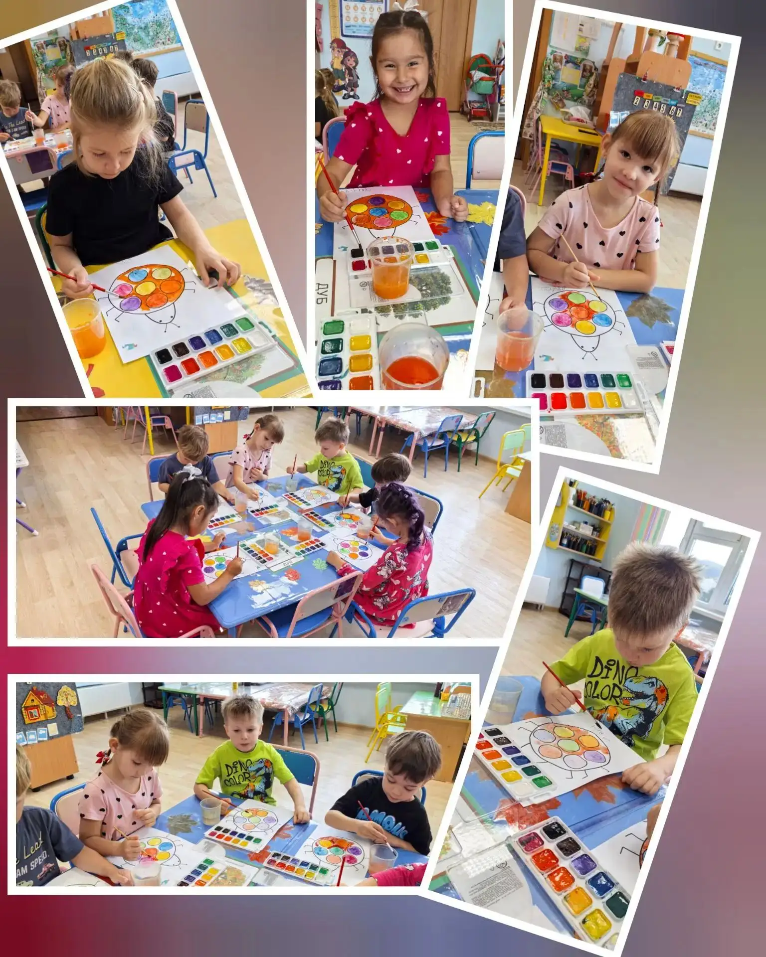 🎨🐞 В старшей группе — творческое занятие!