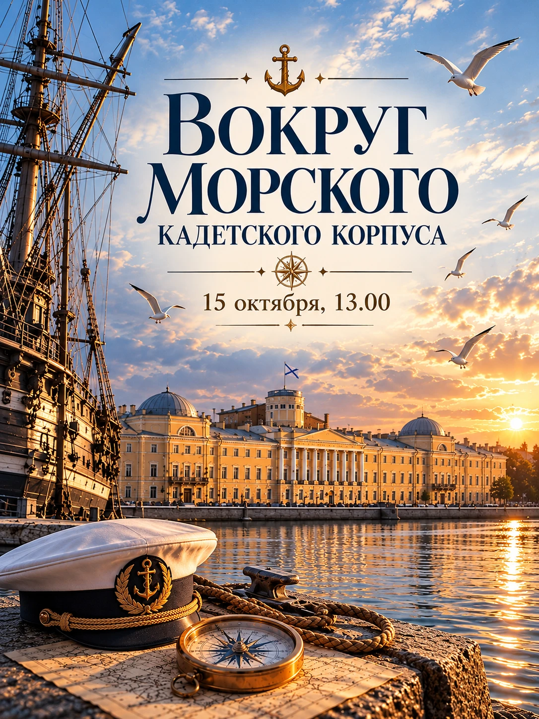 🌿 «Вокруг морского кадетского корпуса» — бесплатная экскурсия