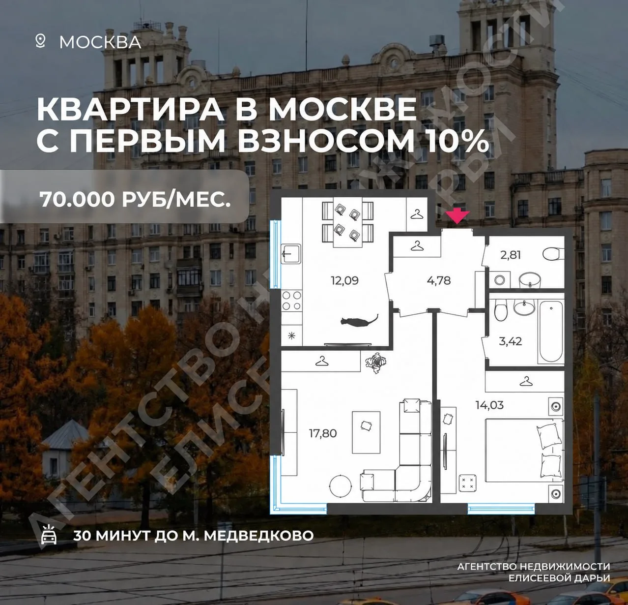 Не подходите под льготные программы? Один из способов купить квартиру с ПВ 10%