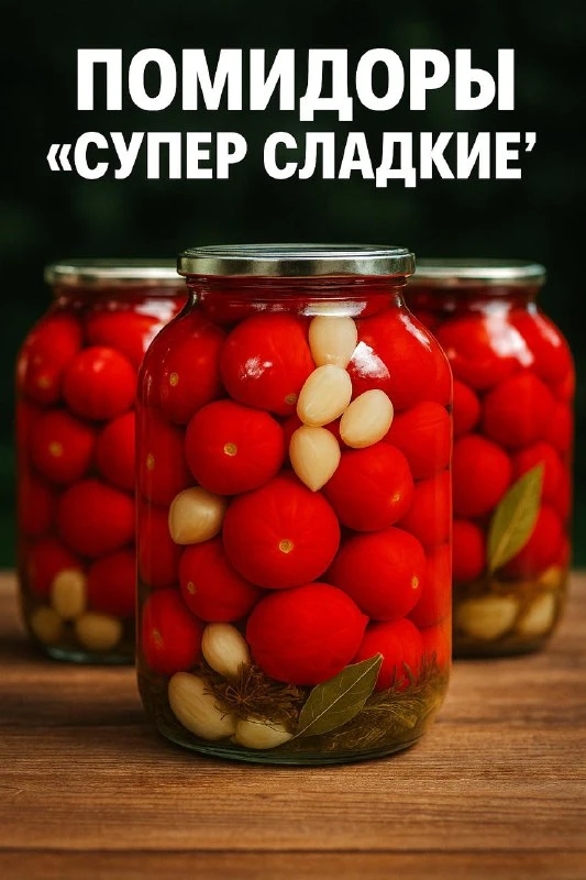 ПОМИДОРЫ "СУПЕР СЛАДКИЕ"